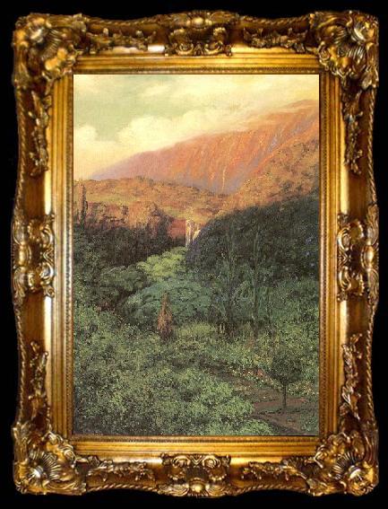 framed  Lionel Walden Evening, ta009-2